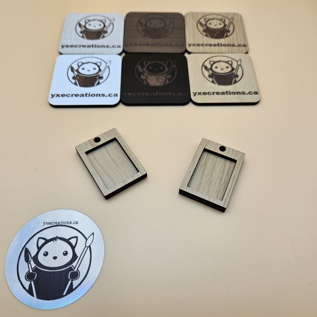 Rectangle Resin Fill and Design Blanks