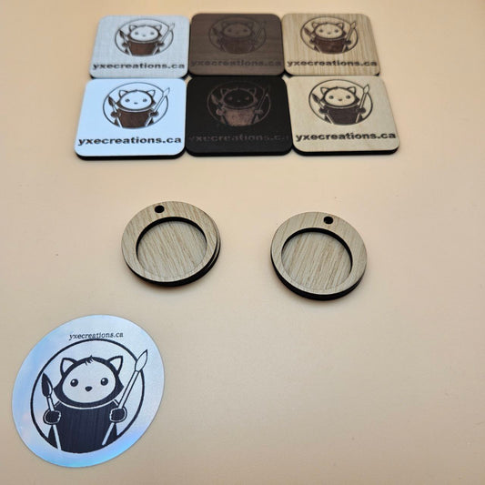 Circle Resin Fill and Design Blanks