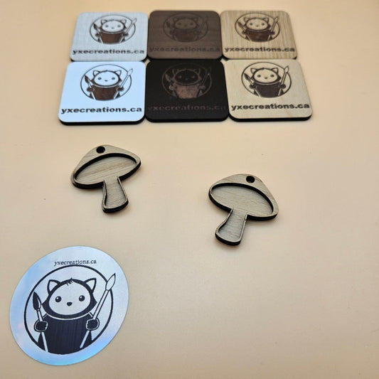 Mushroom Resin Fill and Design Blanks