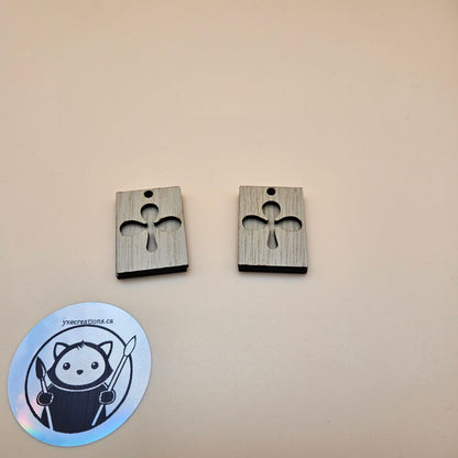 Rectangle Clubs Resin Fill and Design Blanks