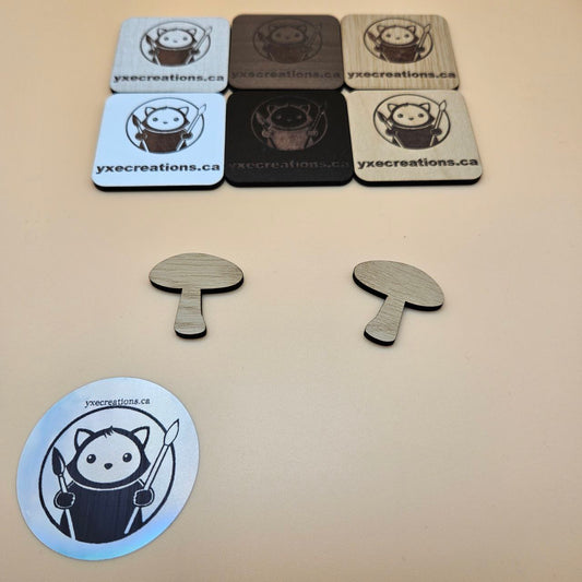 Mushroom Sublimation and Design Blanks