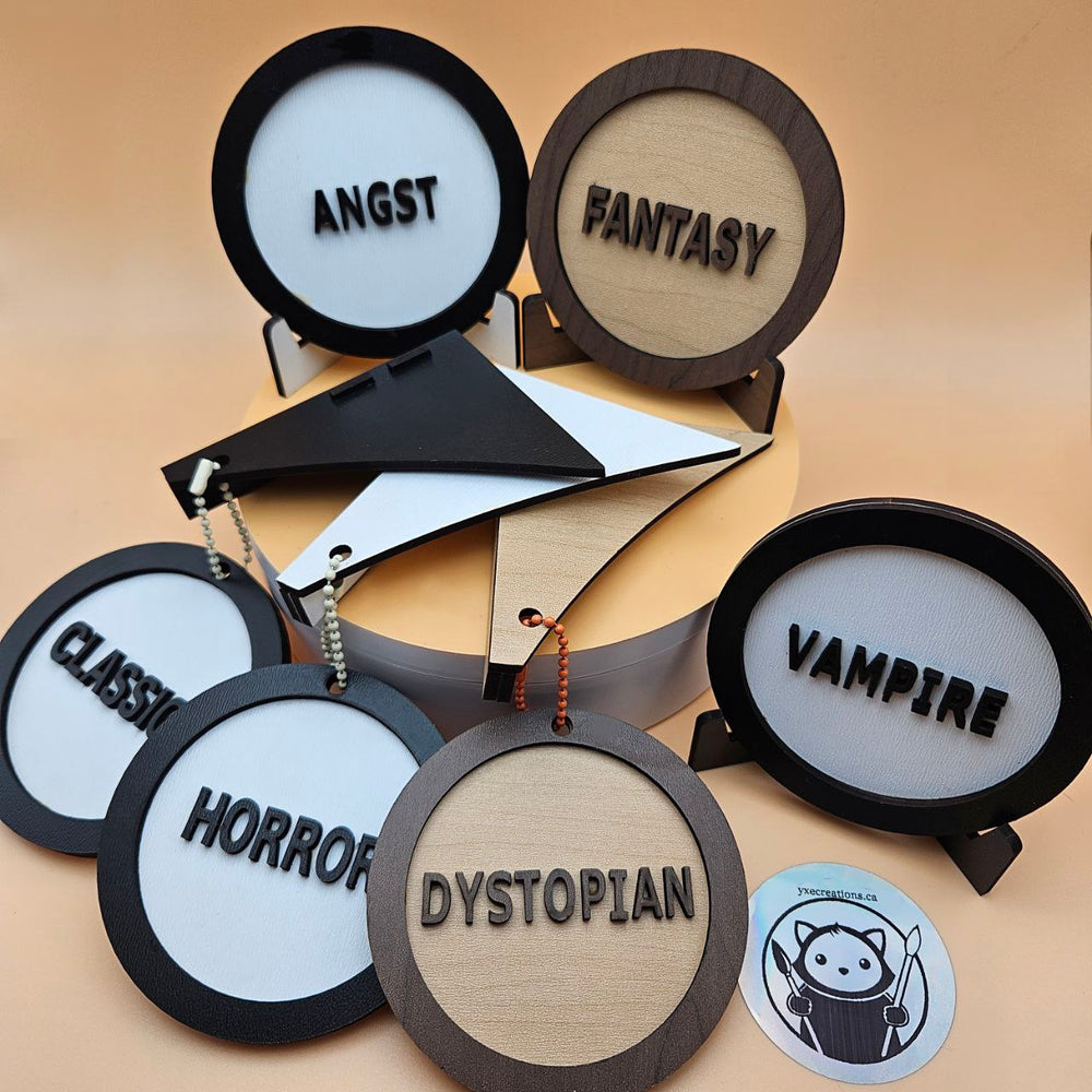 Library Genre Tag Markers