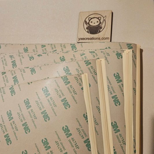 3M 467MP Adhesive Tape 12"x 20" Sheet