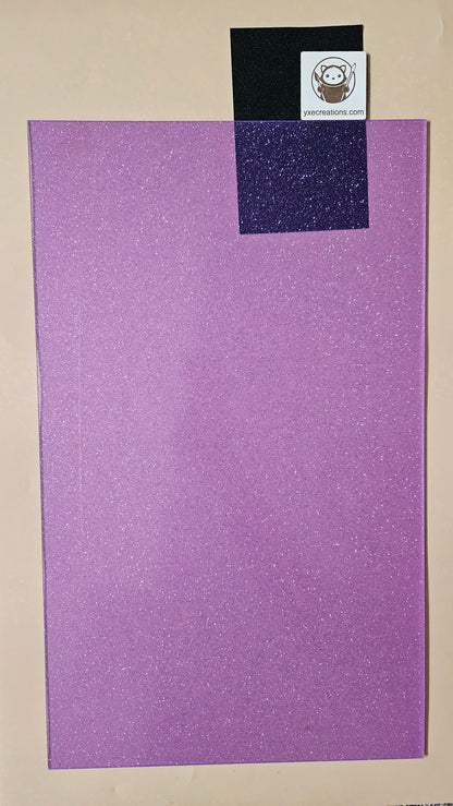 Glitter Acrylic - Purple Sparkle