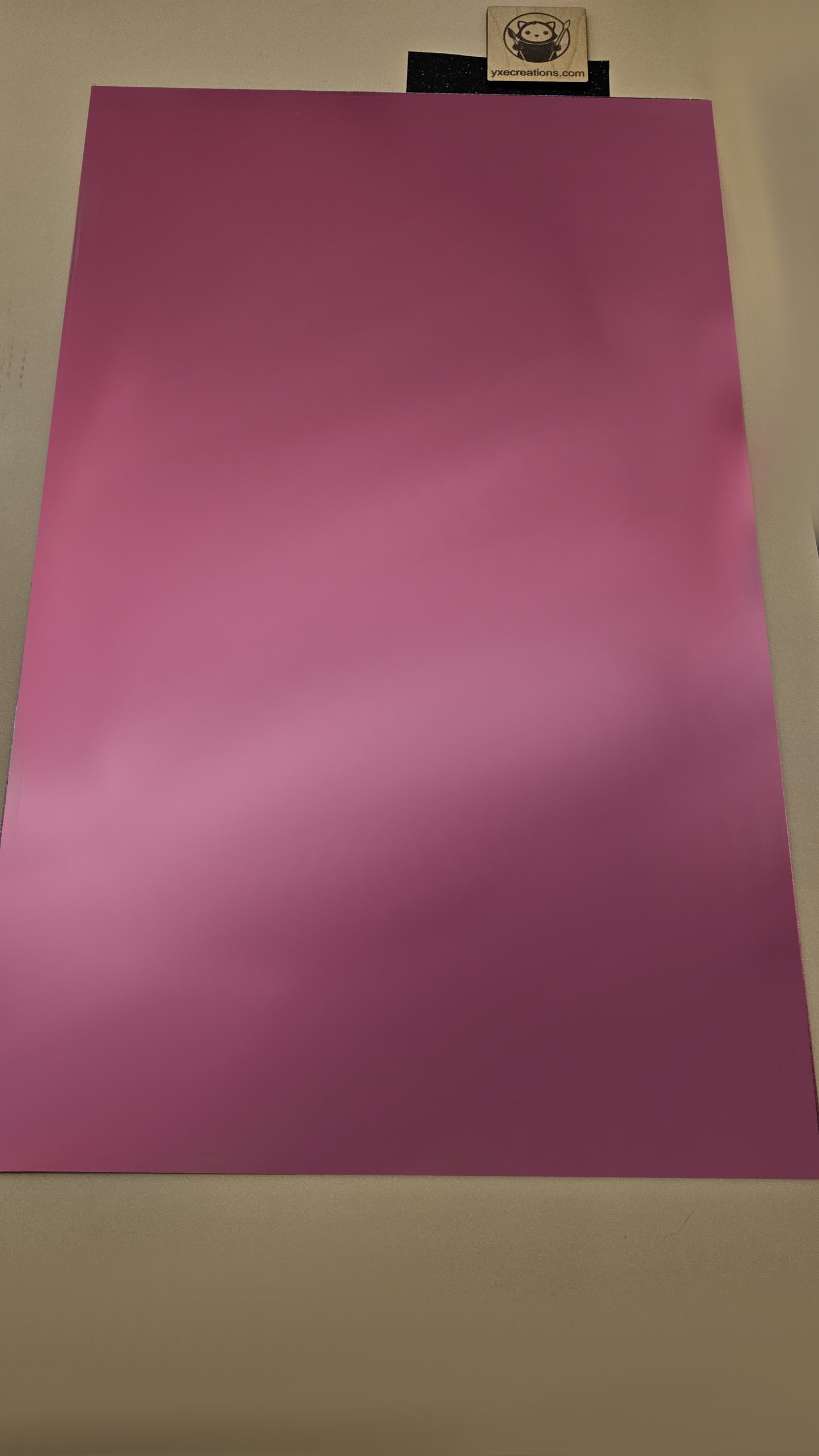 Mirror Acrylic Sheet - Pink - 2.6 mm