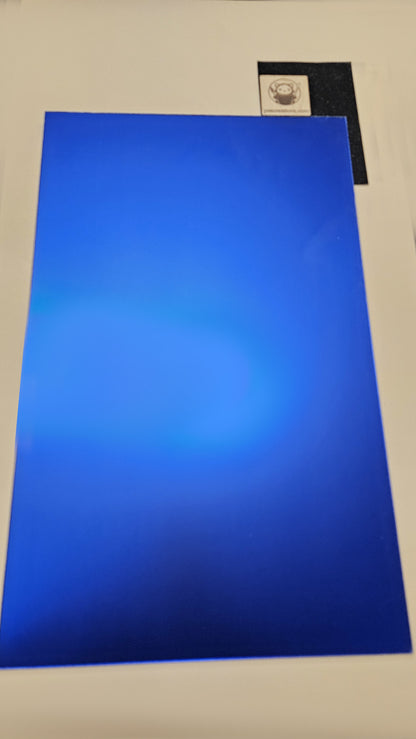 Mirror Acrylic Sheet - Blue - 2.6 mm