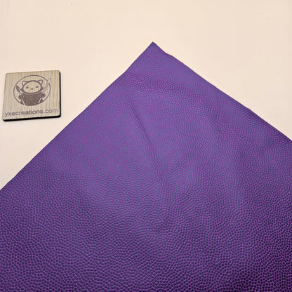 Purple / Engraves Black - Basketball Texture - Leatherette Sheet - PU Material