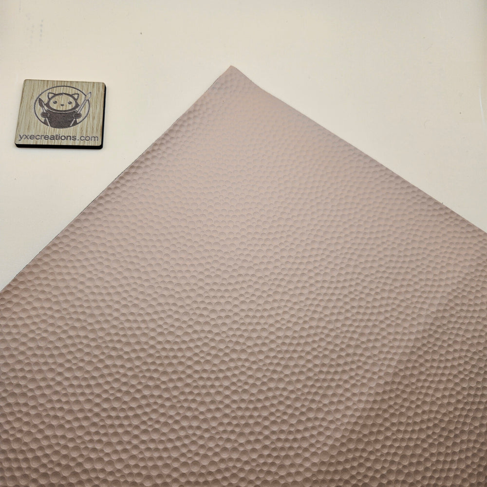 Beige / Engraves Black - Golf Texture - Leatherette Sheet - PU Material