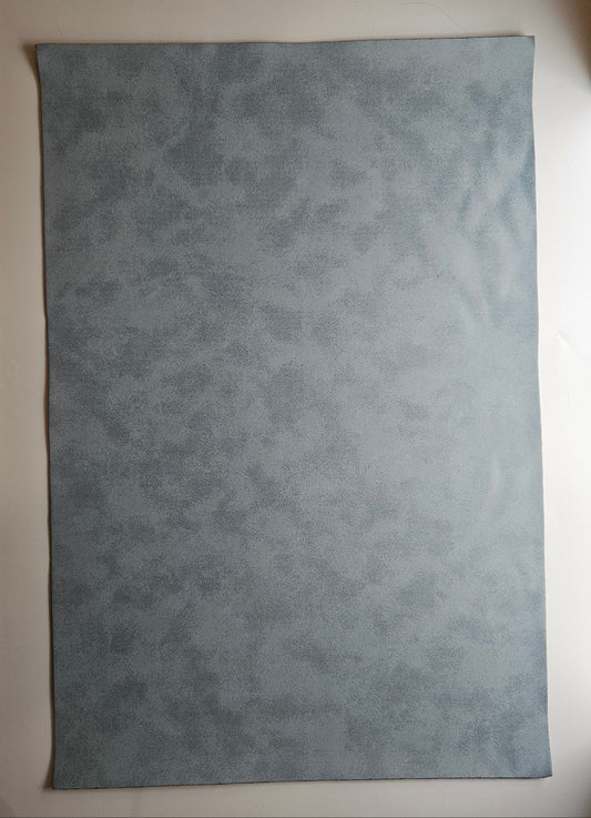 Aqua Blue / Engraves Black - Matte Vintage - Leatherette Sheet - PU Material