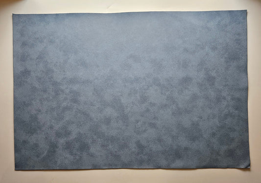 Light Blue / Engraves Black - Matte Vintage - Leatherette Sheet - PU Material