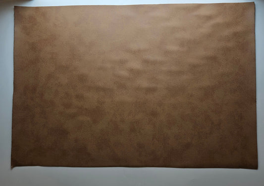Khaki / Engraves Black - Matte Vintage - Leatherette Sheet - PU Material