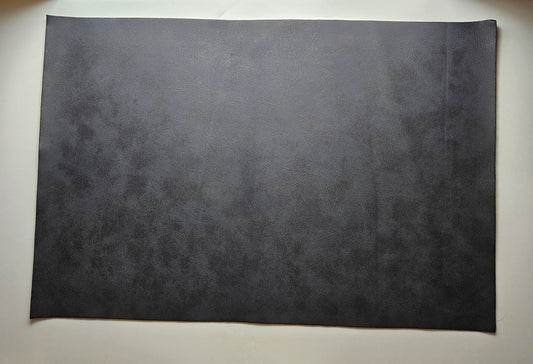 Dark Blue / Engraves Black - Matte Vintage - Leatherette Sheet - PU Material