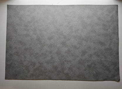 Light Gray / Engraves Black - Matte Vintage - Leatherette Sheet - PU Material