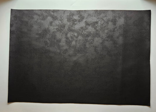Black / Engraves Black - Matte Vintage - Leatherette Sheet - PU Material