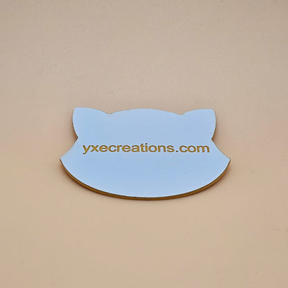 Two-Tone Engravable Acrylic - White - Engraves Yellow