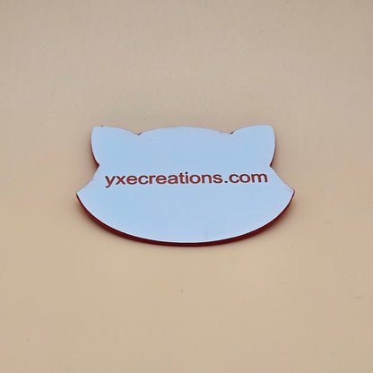 Two-Tone Engravable Acrylic - White - Engraves Red