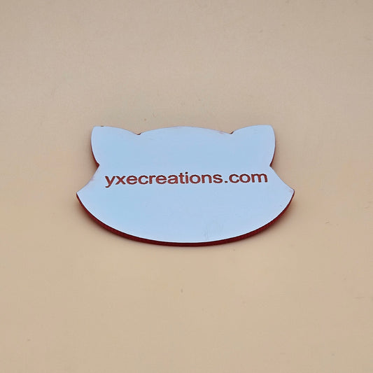 Two-Tone Engravable Acrylic - White - Engraves Red