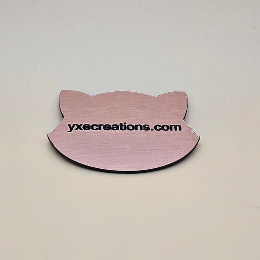 Two-Tone Engravable Acrylic - Bright Brushed Copper - Engraves Black