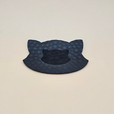 Black / Engraves Black - Golf Texture - Leatherette Sheet - PU Material