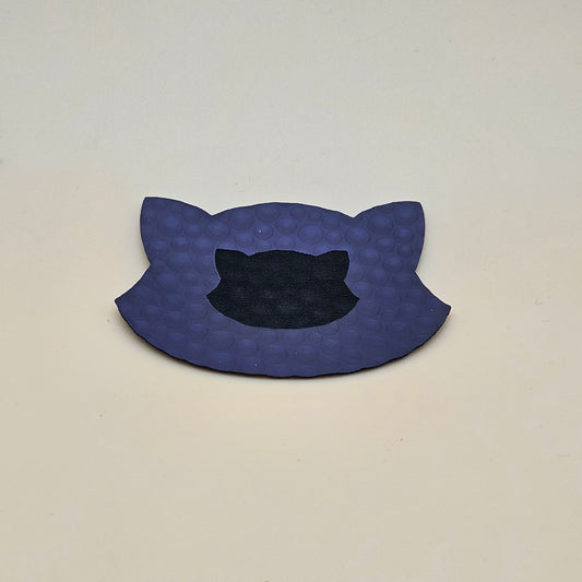 Purple / Engraves Black - Golf Texture - Leatherette Sheet - PU Material