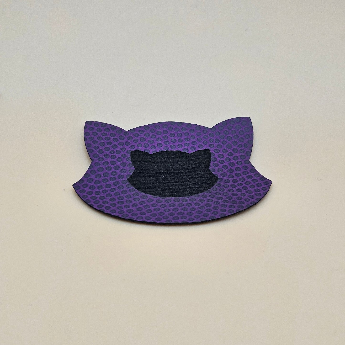 Purple / Engraves Black - Basketball Texture - Leatherette Sheet - PU Material