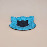 Teal / Engraves Black - Basketball Texture - Leatherette Sheet - PU Material