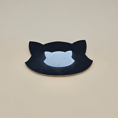 Matte Black - Engraves White - Leatherette Sheet – PU Material