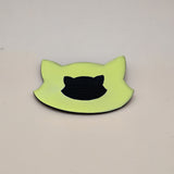 High Visibility Yellow - Engraves Black - Leatherette Sheet – PU Material