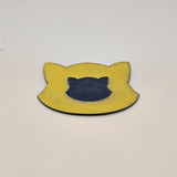 Yellow - Engraves Black - Leatherette Sheet – PU Material
