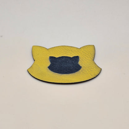 Yellow - Engraves Black - Leatherette Sheet – PU Material