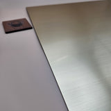 Two-Tone Engravable Acrylic - Brushed Gold - Engraves Black