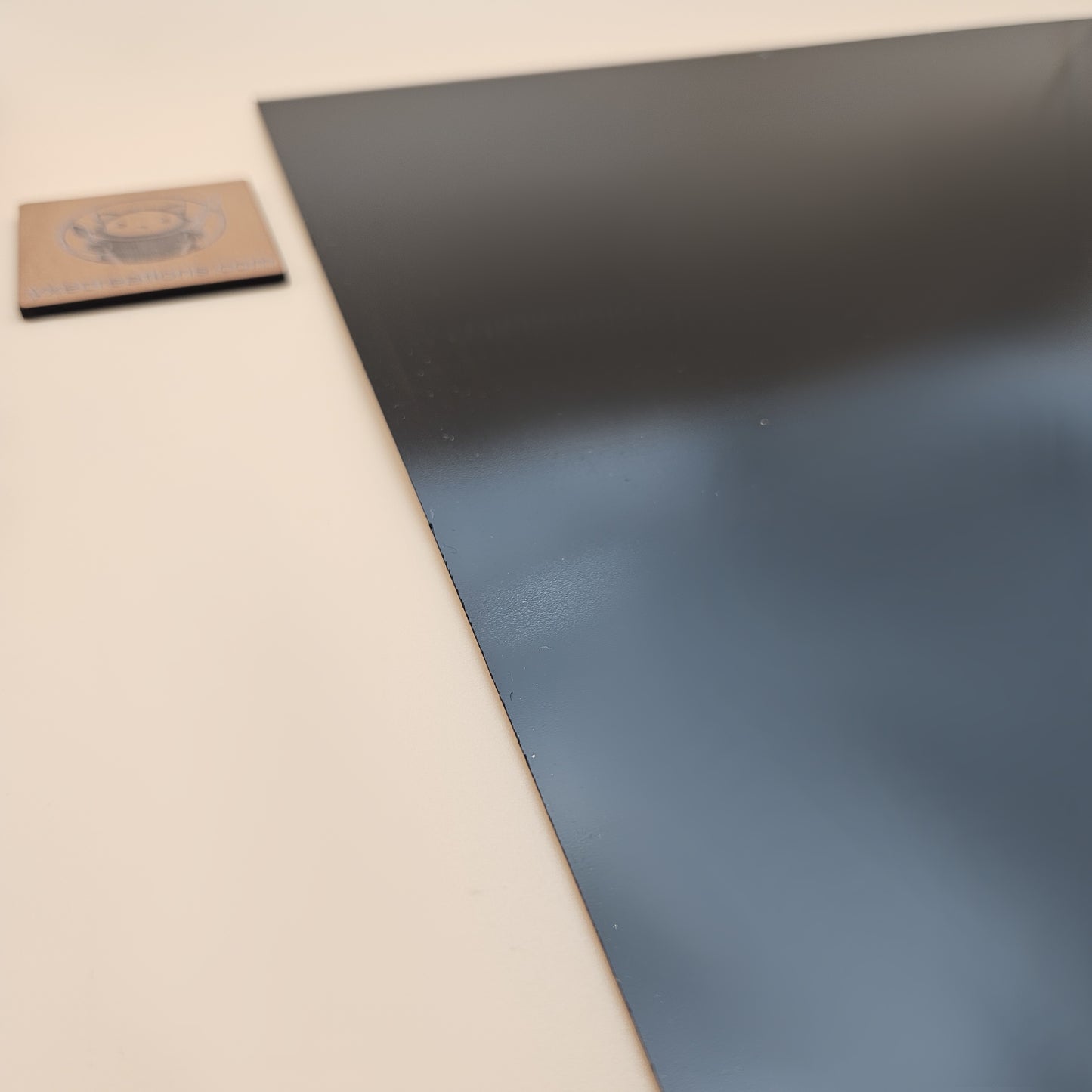 Two-Tone Engravable Acrylic - Brushed Gold - Engraves Black