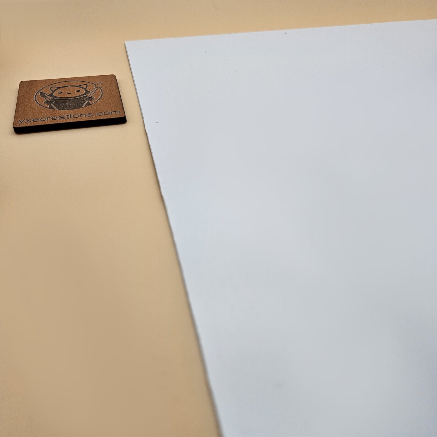 Two-Tone Engravable Acrylic - Gray - Engraves White