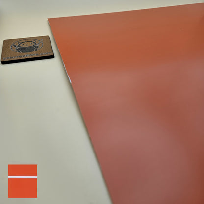 Two-Tone Engravable Acrylic - Orange - Engraves White