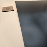 Two-Tone Engravable Acrylic - Black - Engraves Yellow