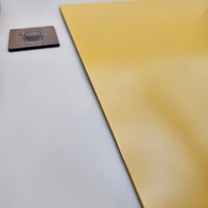 Two-Tone Engravable Acrylic - Black - Engraves Yellow