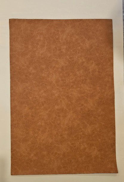 Prairie Hide - Light Brown - Engraves Black - Leatherette Sheet – PU Material