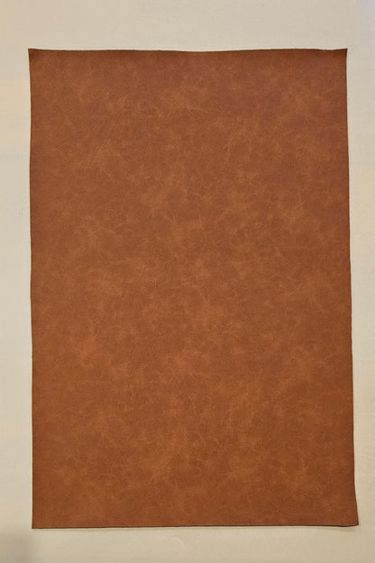 Prairie Hide - Medium Brown - Engraves Black - Leatherette Sheet – PU Material