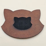 Prairie Hide - Medium Brown - Engraves Black - Leatherette Sheet – PU Material