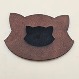 Prairie Hide - Dark Brown - Engraves Black - Leatherette Sheet – PU Material