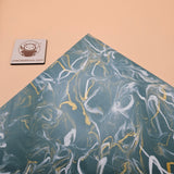 Designer Acrylic - Molten Marble  - Teal