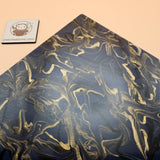 Designer Acrylic - Molten Marble  - Dark Blue