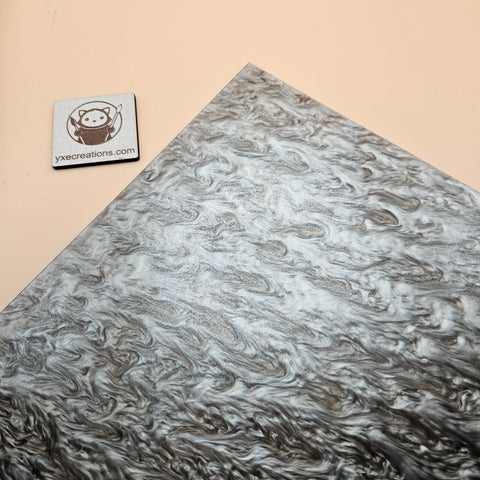 Designer Acrylic Sheet - Liquid Pearl - Moon Cream