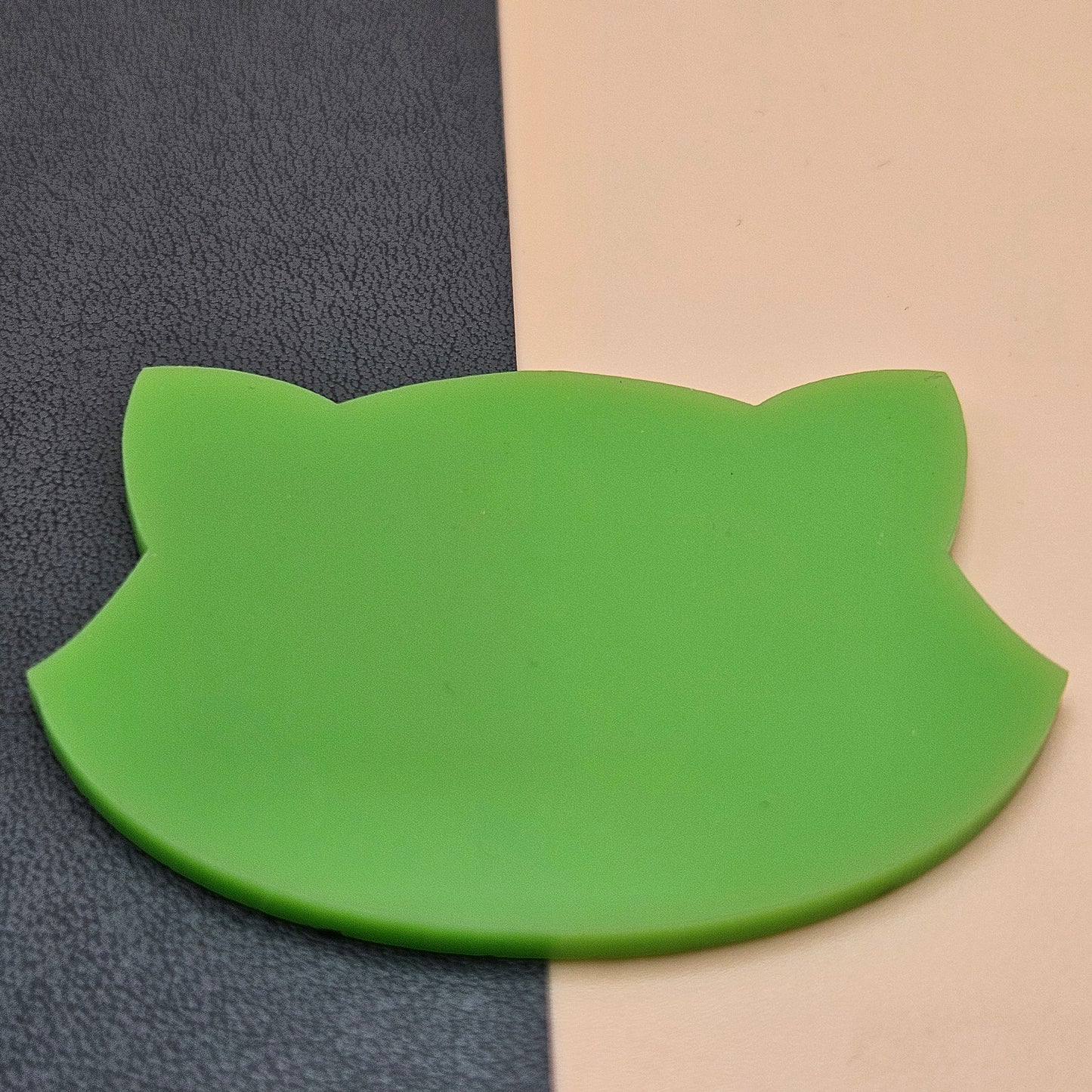 Dual-Finish Cast Acrylic Sheet  -  Green Apple Candy