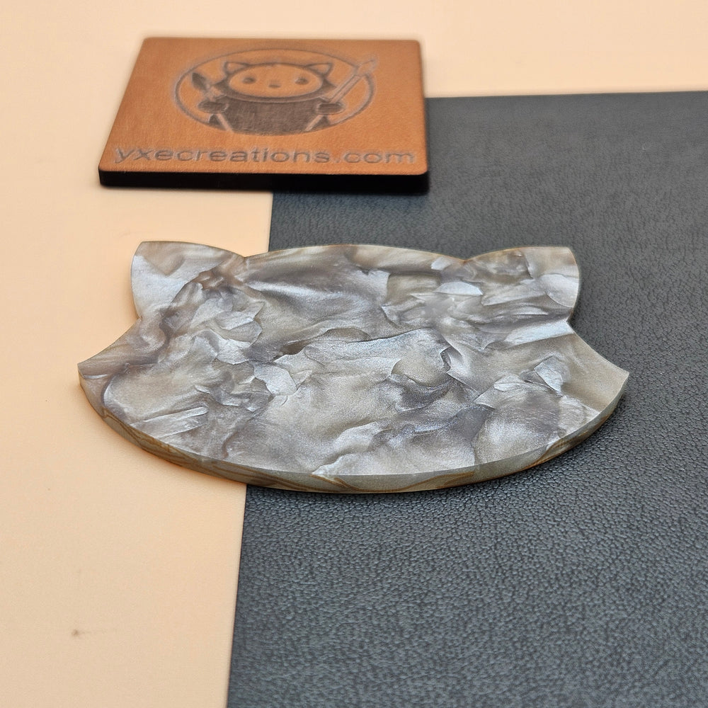 Designer Acrylic - Crystal Pearl Acrylic - Grey