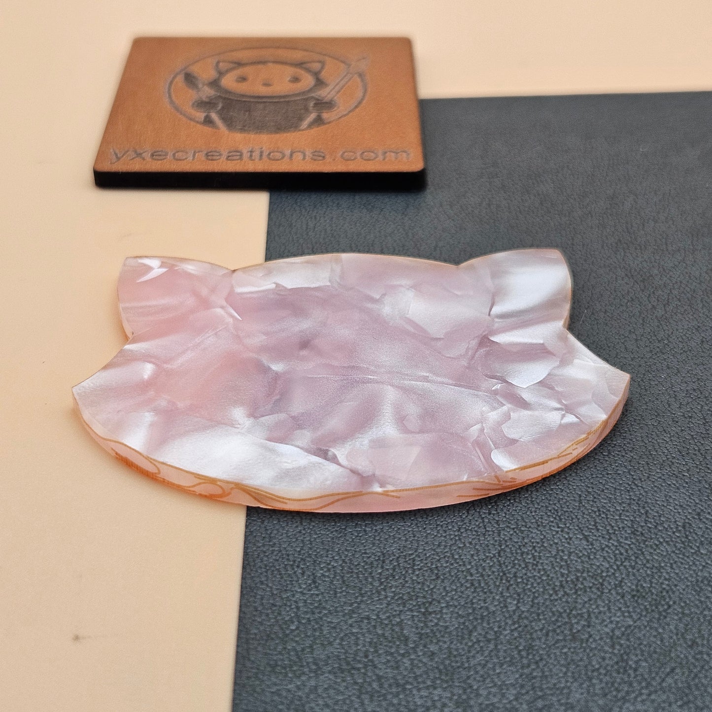 Designer Acrylic - Crystal Pearl Acrylic - Pink