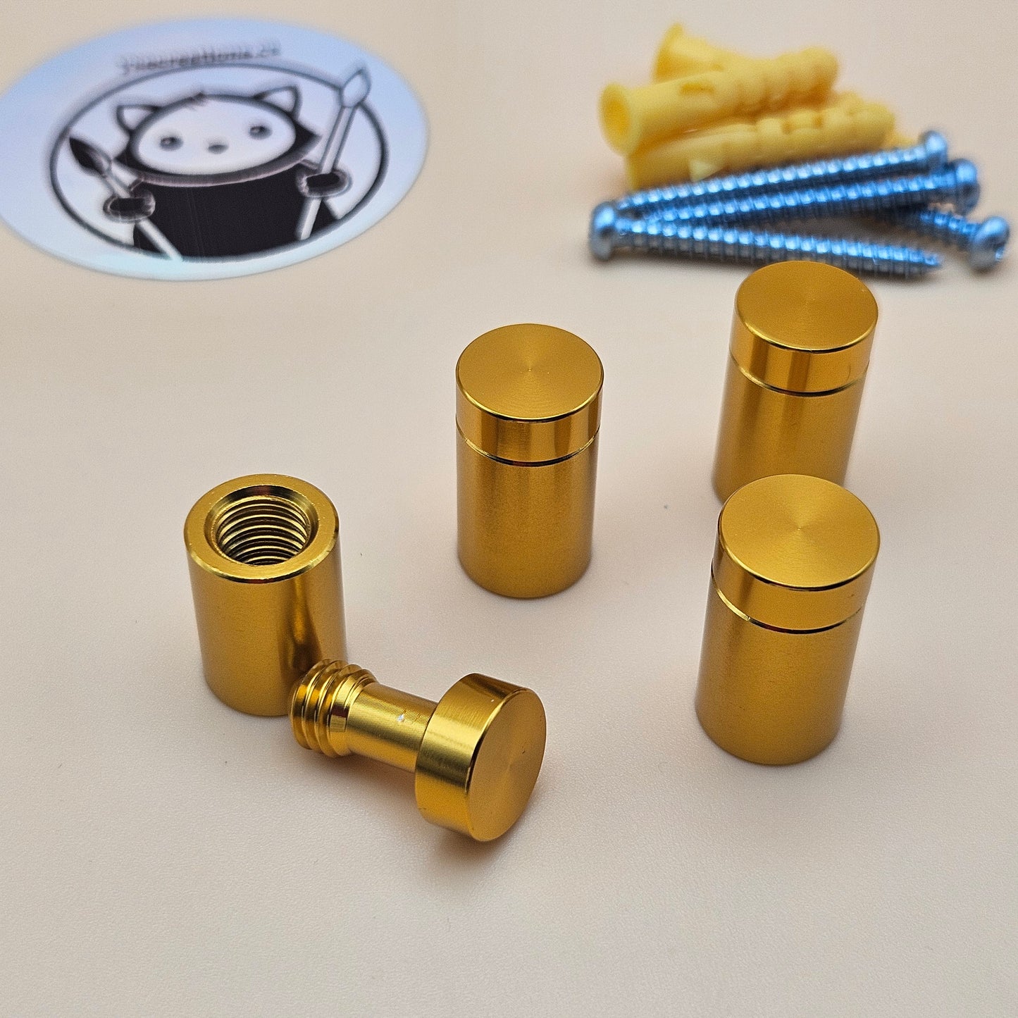 4-Pack Anodized Aluminum Standoff Spacers