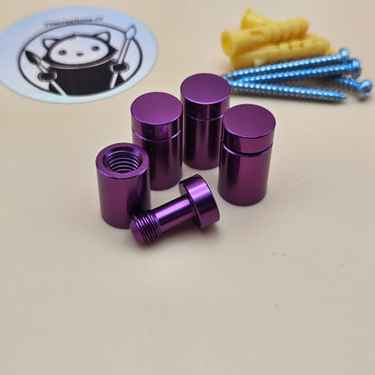 4-Pack Anodized Aluminum Standoff Spacers
