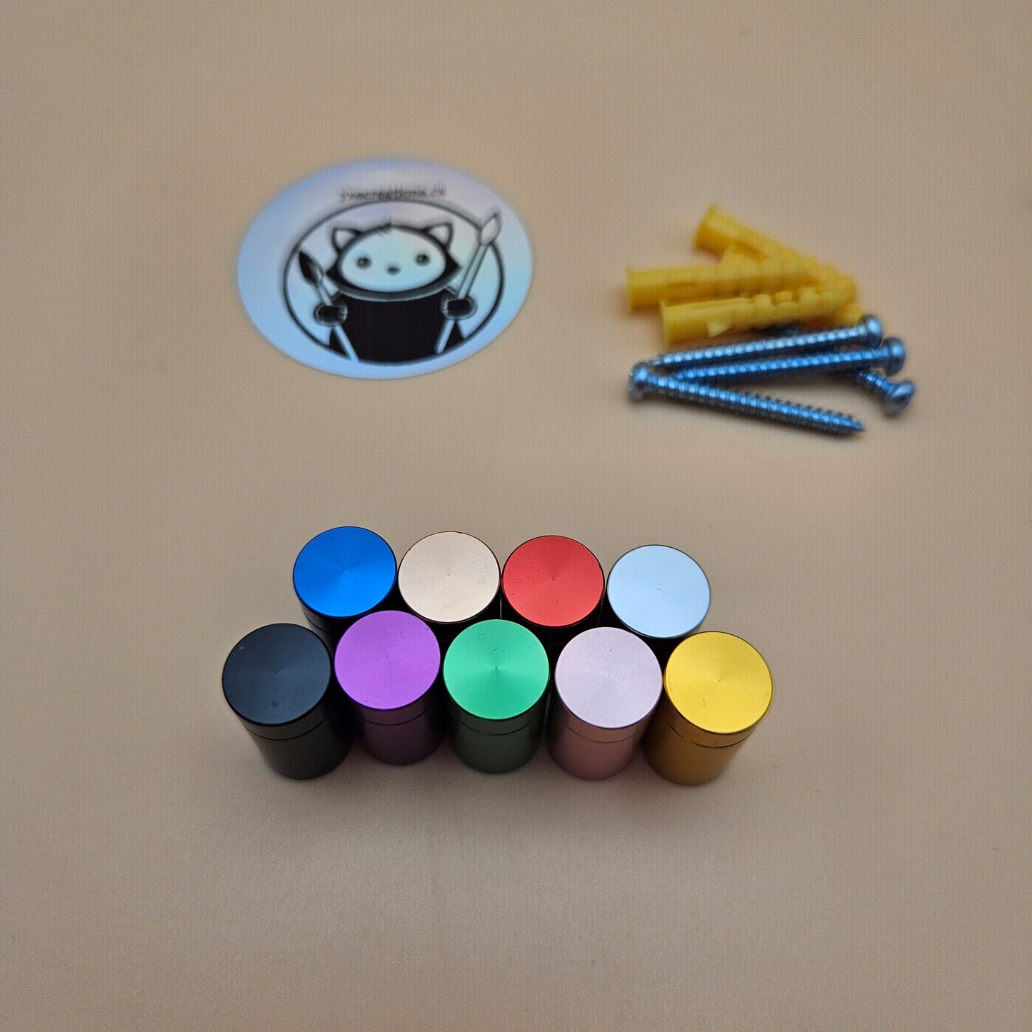 4-Pack Anodized Aluminum Standoff Spacers