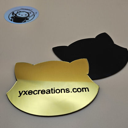Two-Tone Engravable Acrylic - Gold - Engraves Black